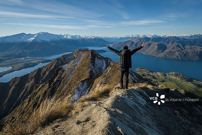 罗伊斯峰自画像图片素材