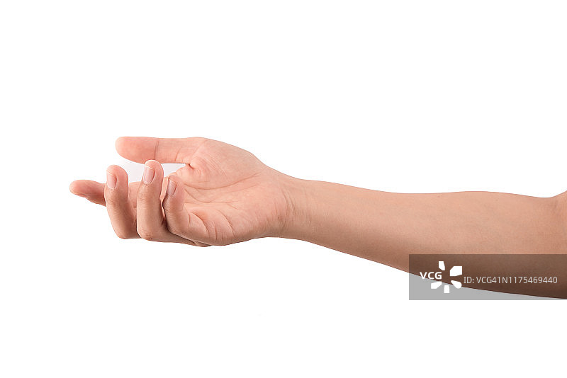 女人手，白色背景图片素材