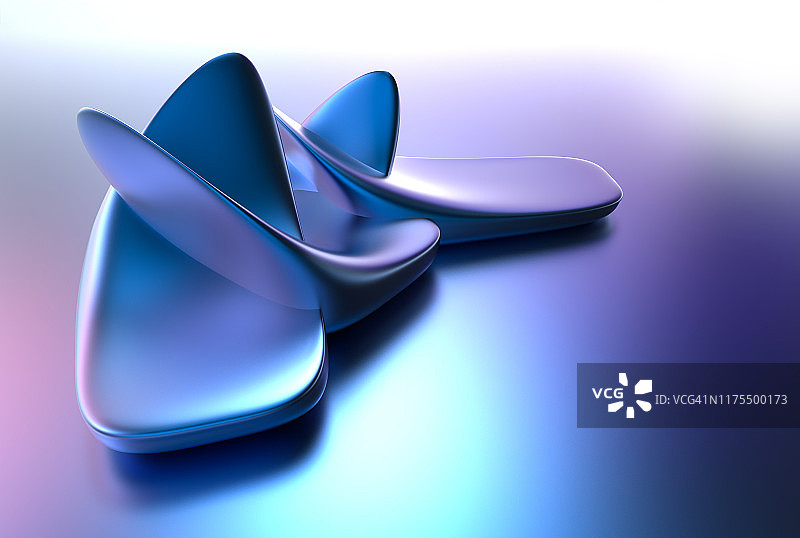 空气动力学形状和渐变图片素材