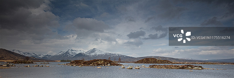 苏格兰洛克纳哈赫莱斯湖的风景摄影图片素材
