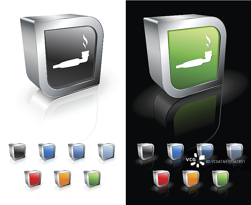 3D免版税烟斗矢量图图片素材