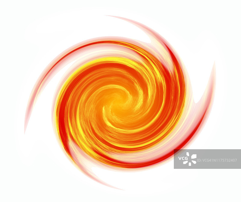 白色背景上的爆炸和烟雾云漩涡图片素材