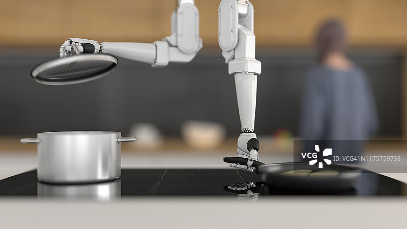 厨房机器人图片素材
