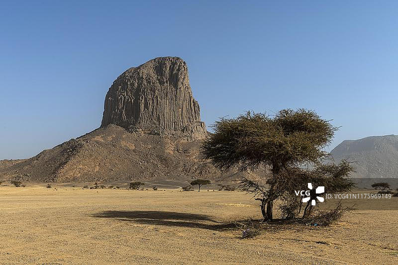 阿尔及利亚阿塞克雷姆山岩层图片素材