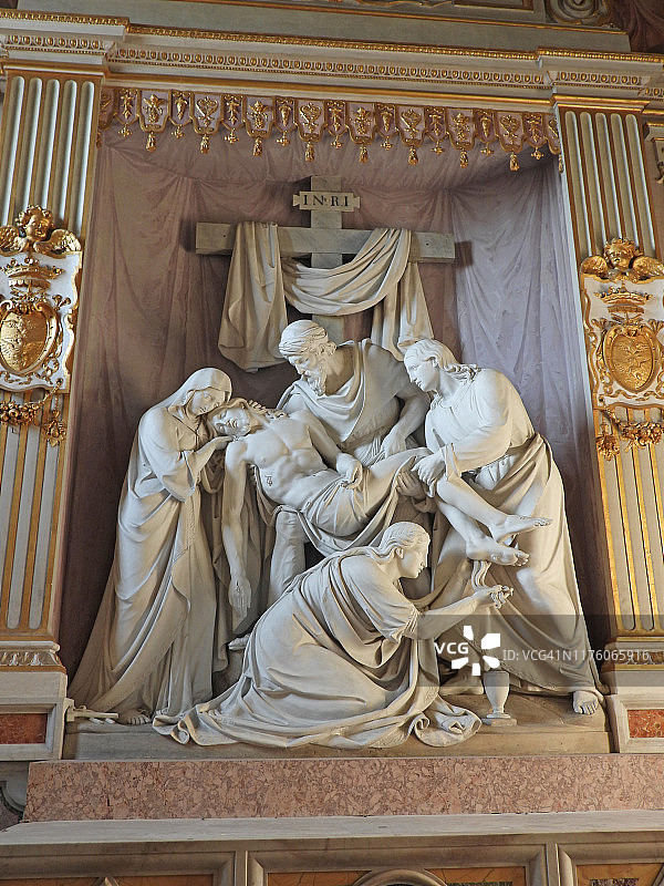 圣三山教堂内部图片素材