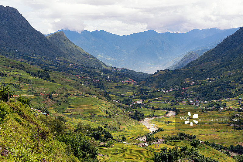 越南沙巴景观图片素材