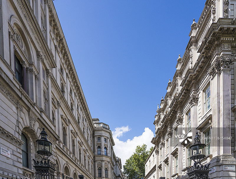 欧洲英国伦敦：唐宁街风光图片素材