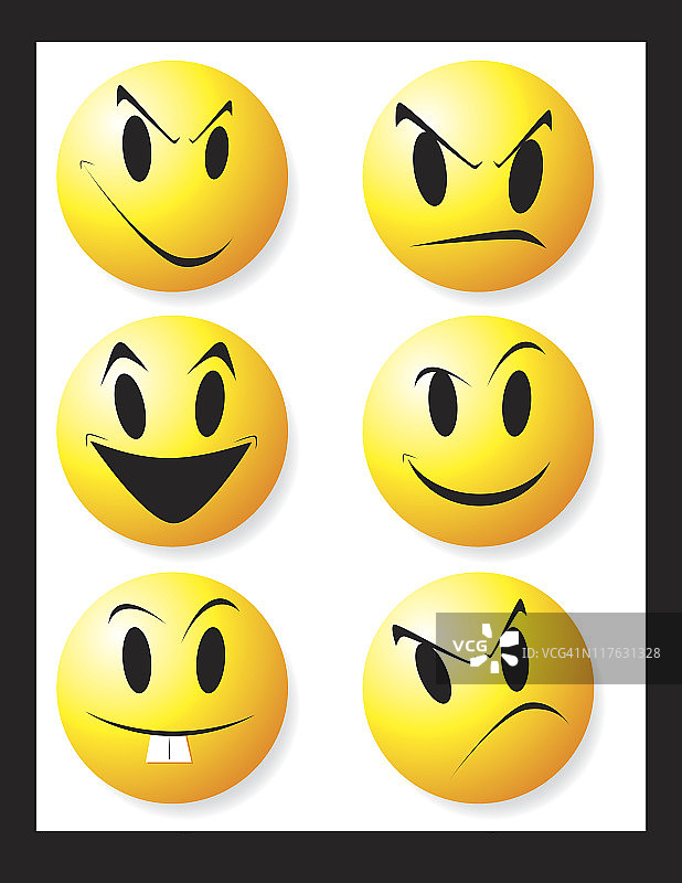 黄色面孔图片素材