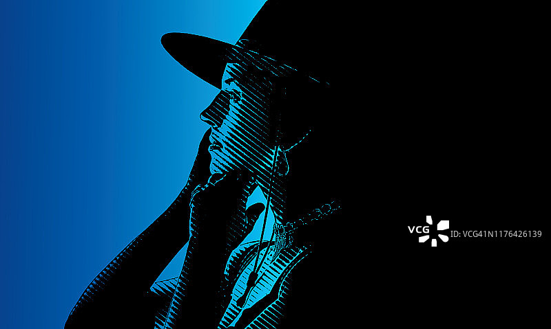 穿着复古时装的迷人女性图片素材