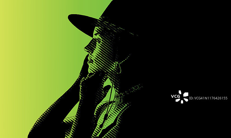 穿着复古时装的迷人女性图片素材