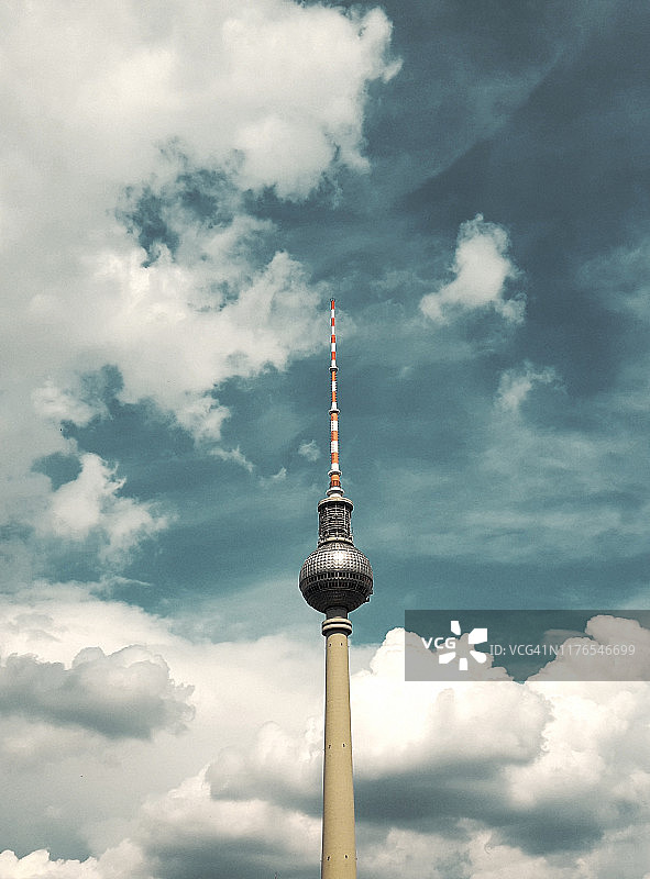 柏林电视塔，德国柏林图片素材