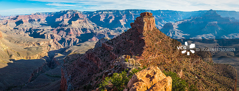 亚利桑那州锡达山脊大峡谷南凯巴布步道全景图片素材