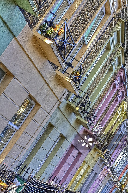 英国伦敦卡姆登镇的建筑图片素材