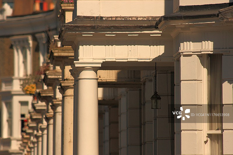 英国伦敦富勒姆的建筑图片素材