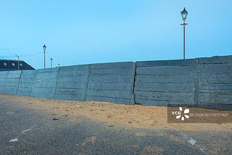 海港海堤图片素材