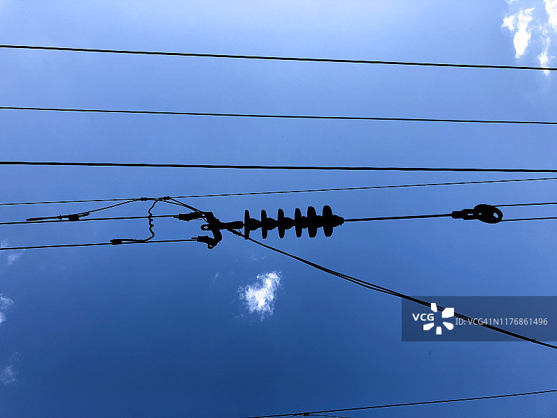 铁路接触网绝缘子图片素材