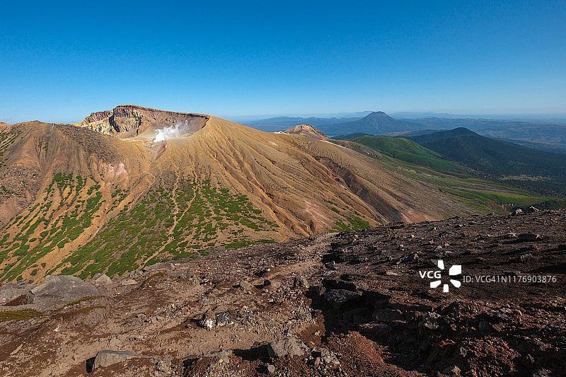 雌阿寒岳图片素材