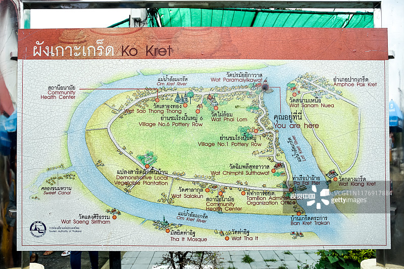 阁骨岛旅游地图图片素材