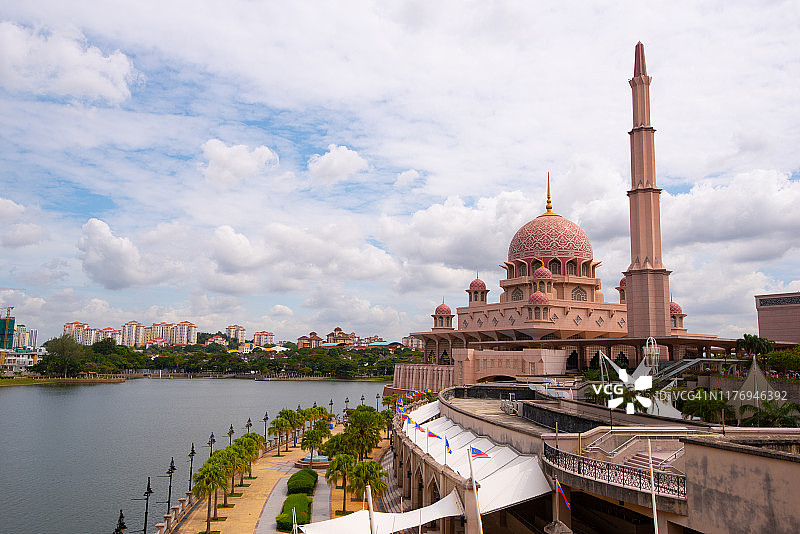 马来西亚布特拉清真寺图片素材