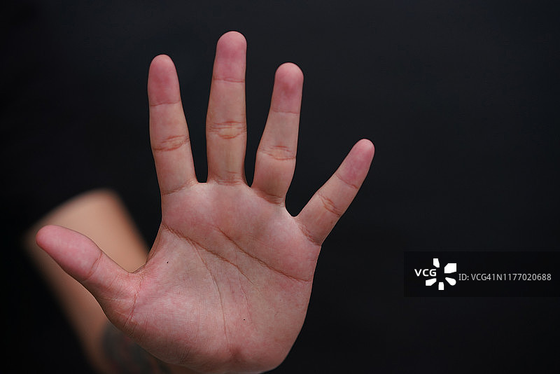 警告手势图片素材