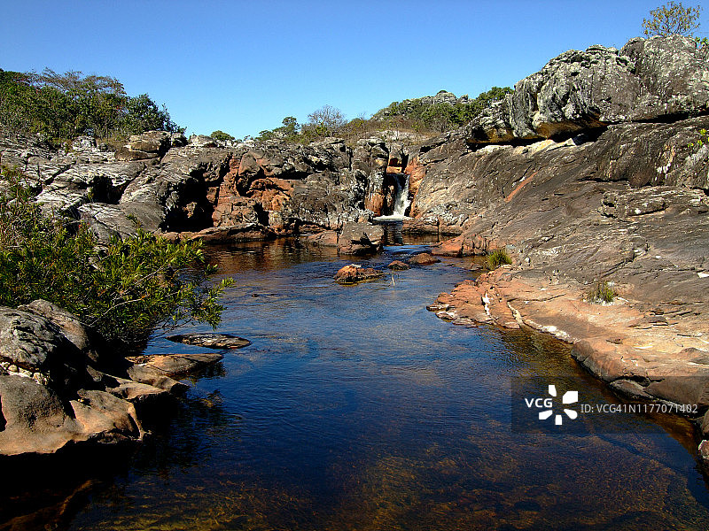 巴西塞罗-热基蒂尼奥尼亚山谷Retiro附近风光图片素材