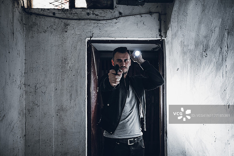 执行任务的FBI特工图片素材