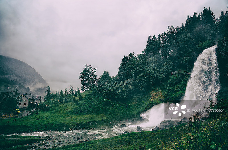西部峡湾图片素材
