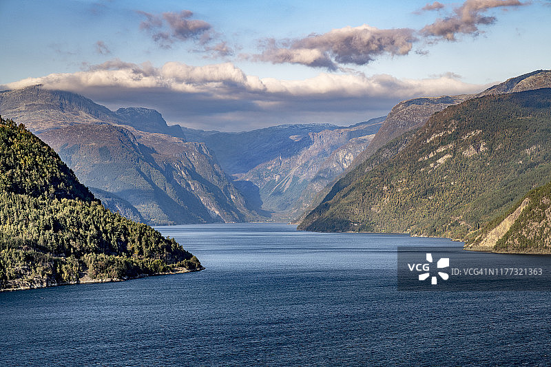 挪威哈当厄尔峡湾的乌尔维克图片素材