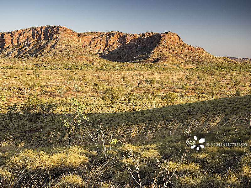 从昆加拉哈伊瞭望台看到的澳大利亚西金伯利普努卢卢国家公园邦格尔邦格尔山脉图片素材