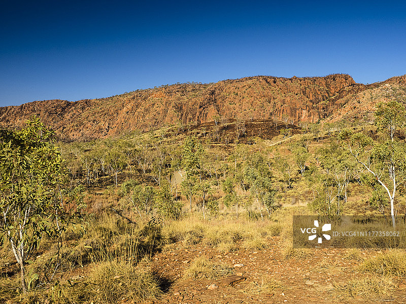 从昆加拉哈伊瞭望台看到的澳大利亚西金伯利普努卢卢国家公园邦格尔邦格尔山脉图片素材