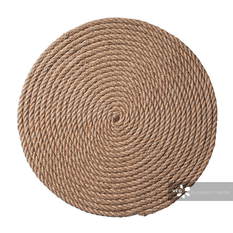 大麻绳垫图片素材