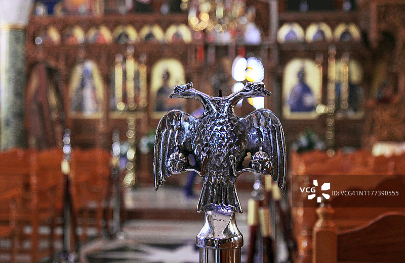 拜占庭东正教双头鹰图片素材