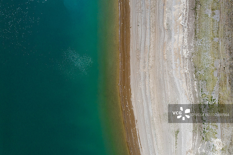 湖泊航拍图片素材