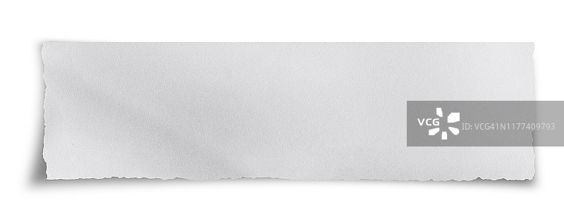 撕裂的空白白纸图片素材