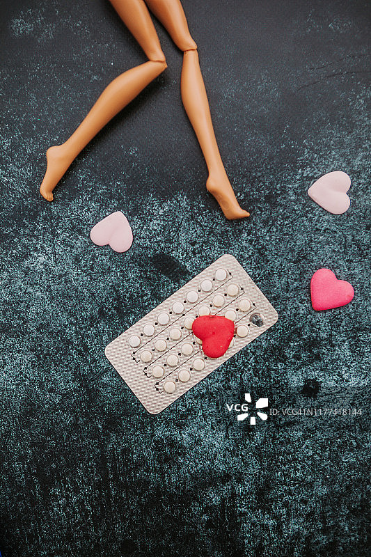 口服避孕药图片素材
