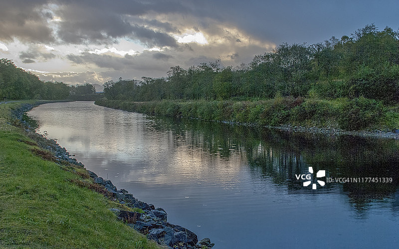 喀里多尼亚运河图片素材