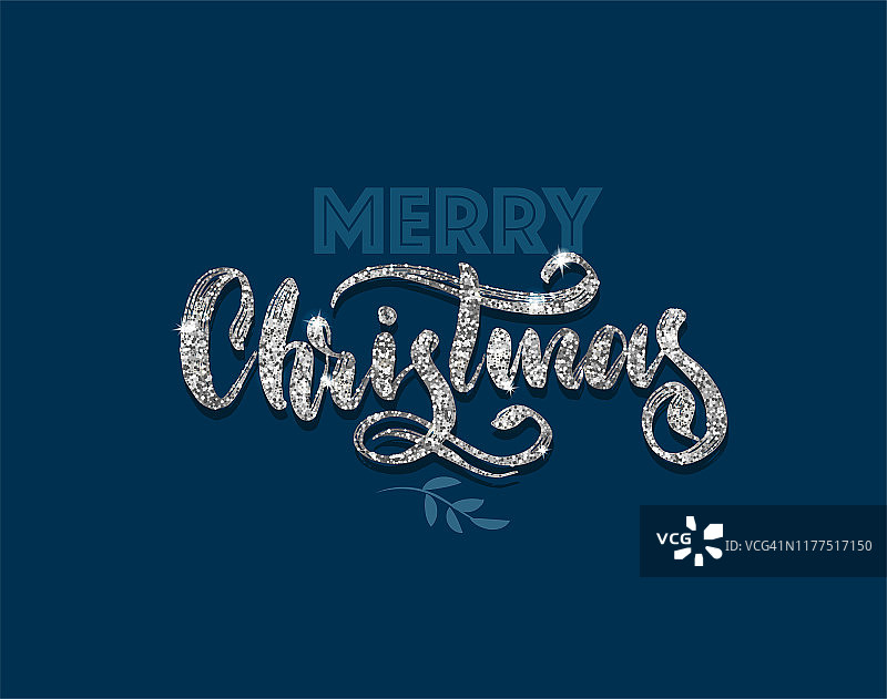 手绘圣诞快乐贺卡图片素材