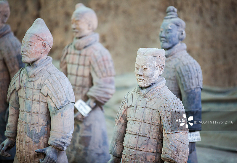 秦朝兵马俑图片素材