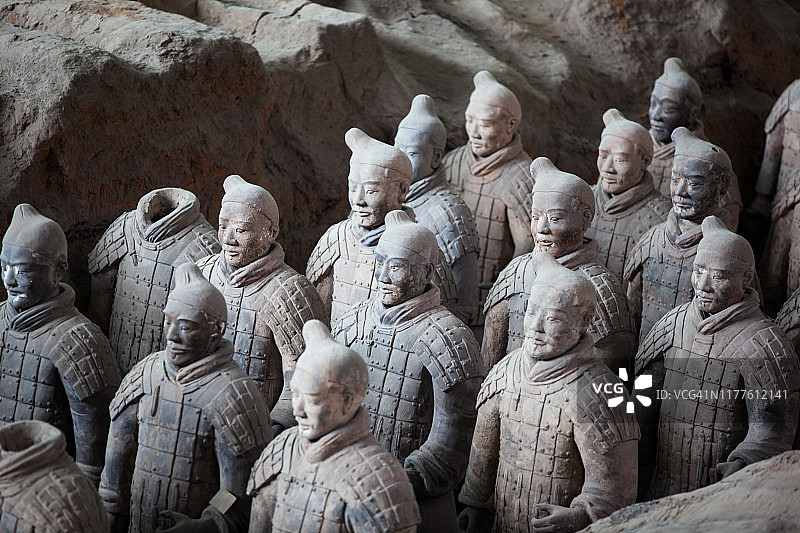 秦朝兵马俑图片素材