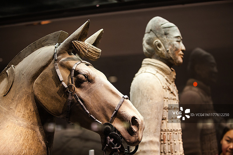秦朝兵马俑图片素材