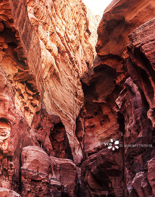 约旦峡谷岩石表面图片素材