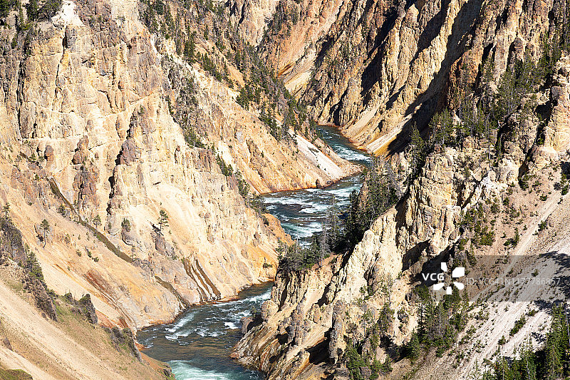 黄石大峡谷图片素材