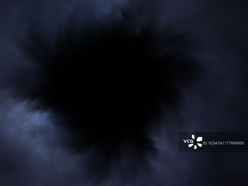 天空中的黑洞抽象数字云景图片素材