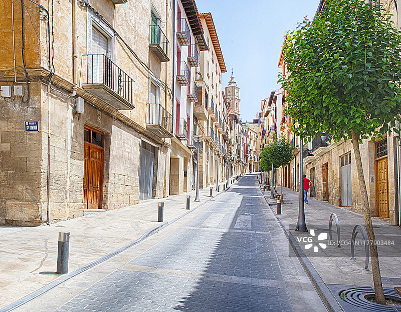 阿尔卡尼伊斯街道-特鲁埃尔图片素材
