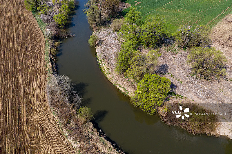 农业用地无人机视图图片素材