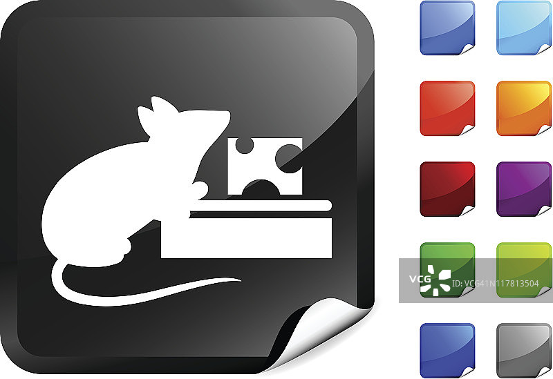 老鼠夹网络免版税矢量艺术图片素材