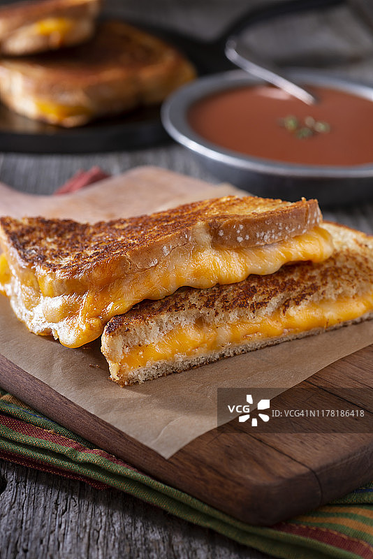 烤奶酪三明治图片素材