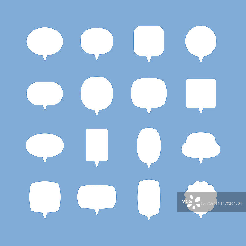 气泡图标图片素材