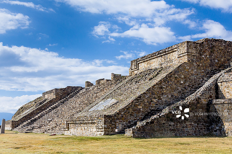 蒙特阿尔班遗址，瓦哈卡，墨西哥图片素材