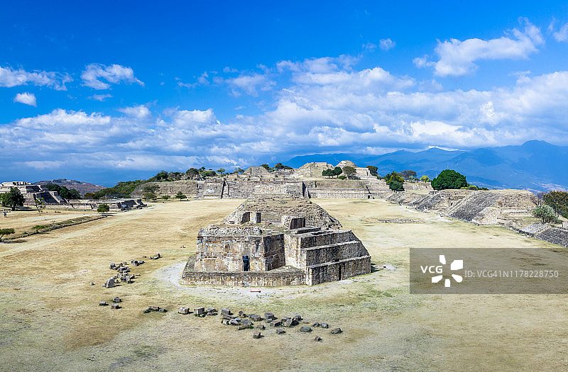 蒙特阿尔班遗址，瓦哈卡，墨西哥图片素材